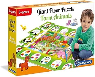 Clementoni - 61877 - Giant Floor Puzzle Farm Animals for children