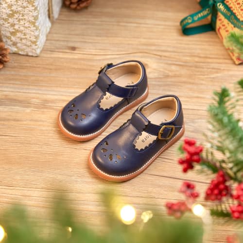 Image of Felix & Flora Toddler Little Girl Mary Jane Dress Shoes - Ballet Flats for Girl Party School Shoes
