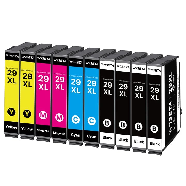29XL Ink Cartridge Compatible for Epson 29 XL Ink Cartridges Multipack for Expression Home XP-342 XP-335 XP-235 XP-442 XP-352 XP-247 XP-255 XP-332 XP-345 XP-432 XP-435 Printer (BCMY 10Pack)