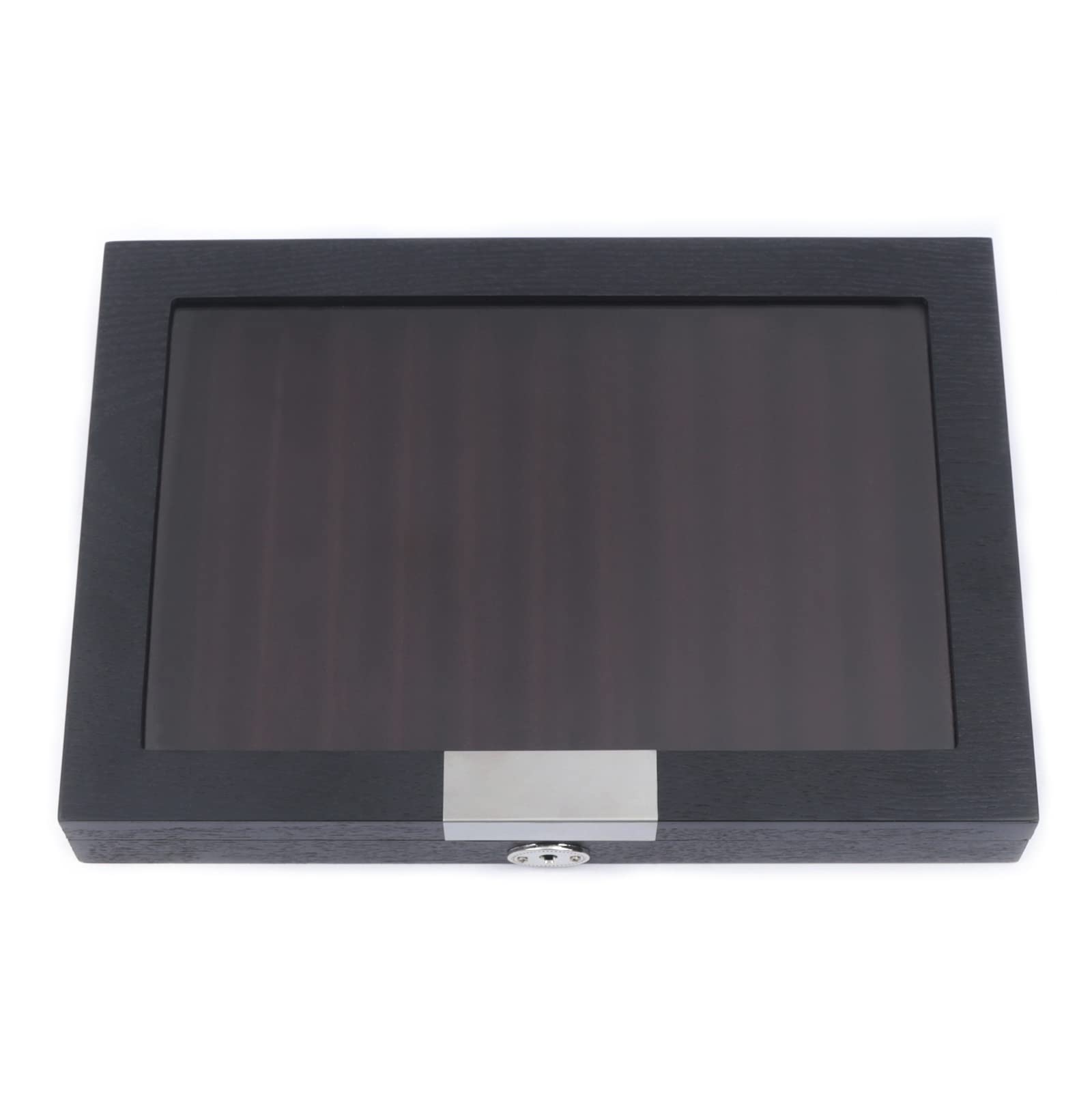 Vulpenhouder vitrine, lederen penhouderbox pennenverzamelaar-organizer-box met 2 laden, pendisplay box vulpenhouder, opbergdoos, voor 34 vulpennen balpen (zwart