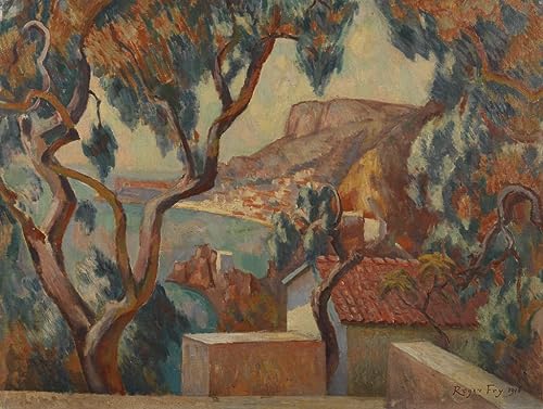 Affiches et gravures Vue sur la côte Roger Eliot Fry toile salon 60x90cm