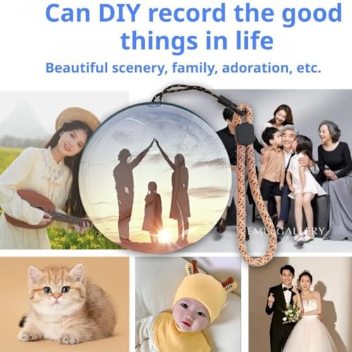 Image of Memory Sphere Lamp, 2.7 inch Crystal Ball Video Player, 2026 New Memory Lamp Ball, Digital Display Sphere, CrystalBall Video Player Ideal and Christmas Decorations (Orange 1 Pcs)