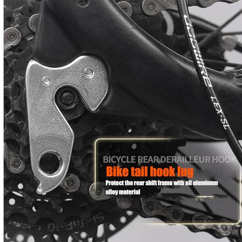 Ganchos de bicicleta Mech de engrenagem traseira, gancho de cauda de engrenagem de de desviador de b