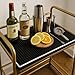 Highball & Chaser Premium Bar Mat for Countertop, Coffee Mat, Dish Drying mat, 18 in x 12in Durable and Stylish Service Cocktail Bar Mat/Espresso mat for Spills, Bars, Restaurants, Coffee Counter Mat