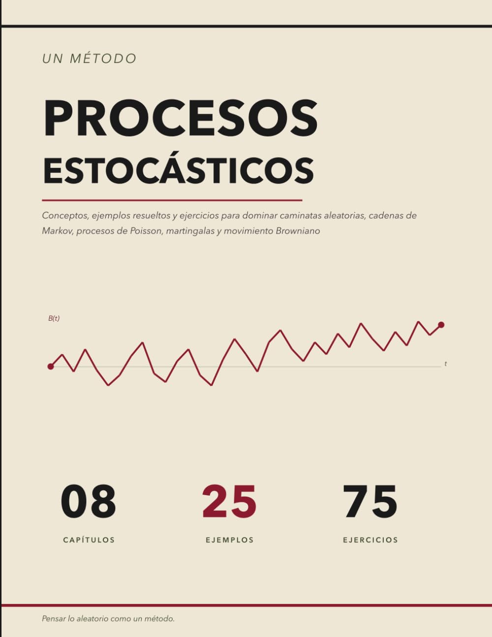 El Método de los Procesos Estocásticos: Conceptos, Ejemplos Resueltos y Ejercicios para Dominar Caminatas Aleatorias, Cadenas de Markov, Procesos de Poisson, Martingalas y Movimiento Browniano