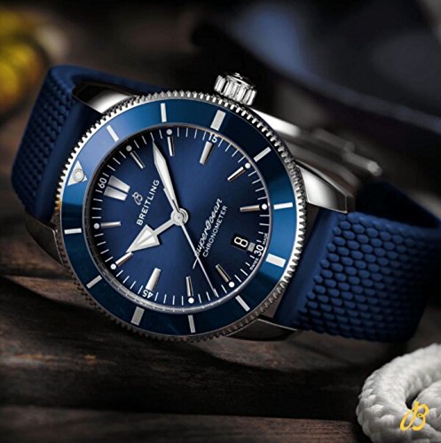 Breitling Superocean Heritage II Automatic Chronometer Blue Dial 44 mm Men's Watch AB2030161C1S12