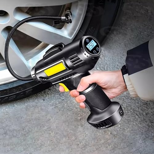 120W Handheld Compressor De Ar com Fio Com Bomba Inflável Pneu Inflator Portátil Digital Equipamento