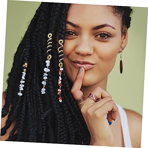 Bracelets en pierre pour dreadlocks style bohème pour vos festivals