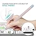 AHASTYLE Duotone Case for Apple Pencil 2nd Generation & Apple Pencil Pro (2024) Ultra Thin Protective Cover Silicone Skin Compatible with Magnetic Charging and Double Tap (Pink+Light Blue)