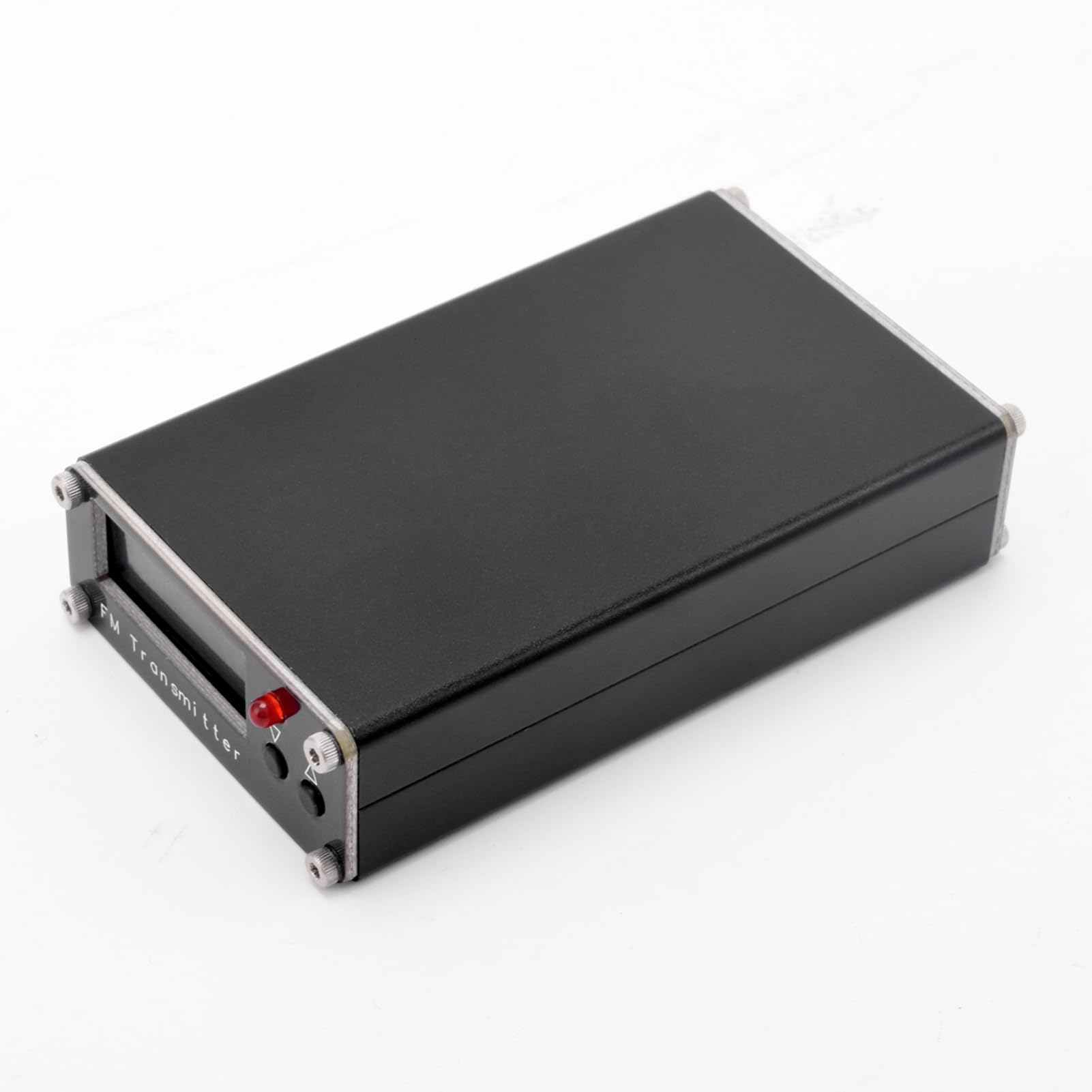 Trasmettitore FM Stereo 0.5W – Copertura 2 Km, 76-108 MHz Con Memoria – Per Audio A Onde Corte, Piccolo E Portatile - copertina