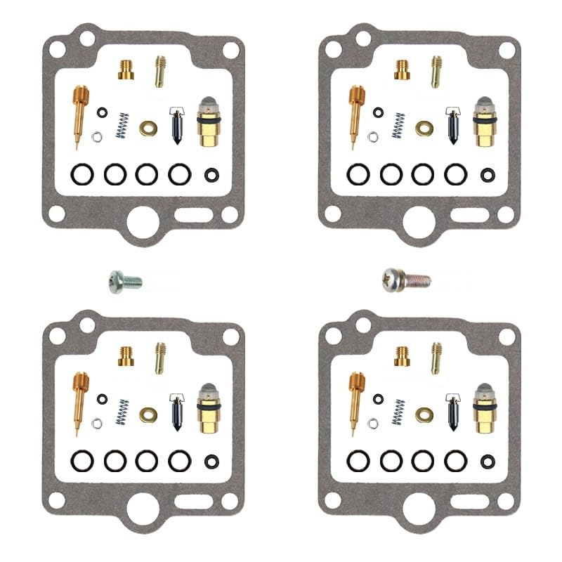 Kit réparation carburateur XJ900 1983 complet avec 4 pointeaux et gicleurs en laiton