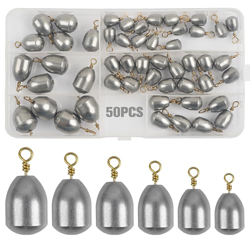 Poids de pêche poisson-chat lests en fer cloche durables contre les casses de ligne
