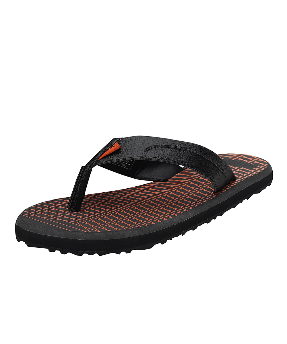 Puma Mens Oleum 5 Dark Shadow-Vibrant Orange Black Flip Flops-6 Kids UK (38514303) (B09HTGG8RY) Amazon Price History, Amazon Price Tracker