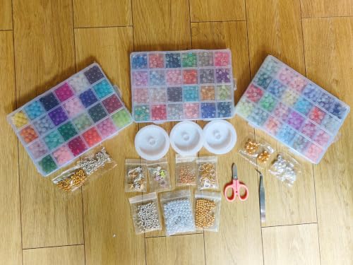 8mm Glass Beads for Jewelry Making, 1,800+pcs  - image 6