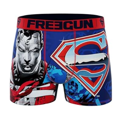Bóxer de hombre Freegun con logo de DC Comics Superman, XXL | Ya disponible en tu tienda friki favorita! En mundofriki.es!