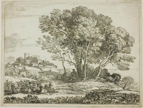 Impression affiche Claude Lorrain 60x90cm peinture murale chambre