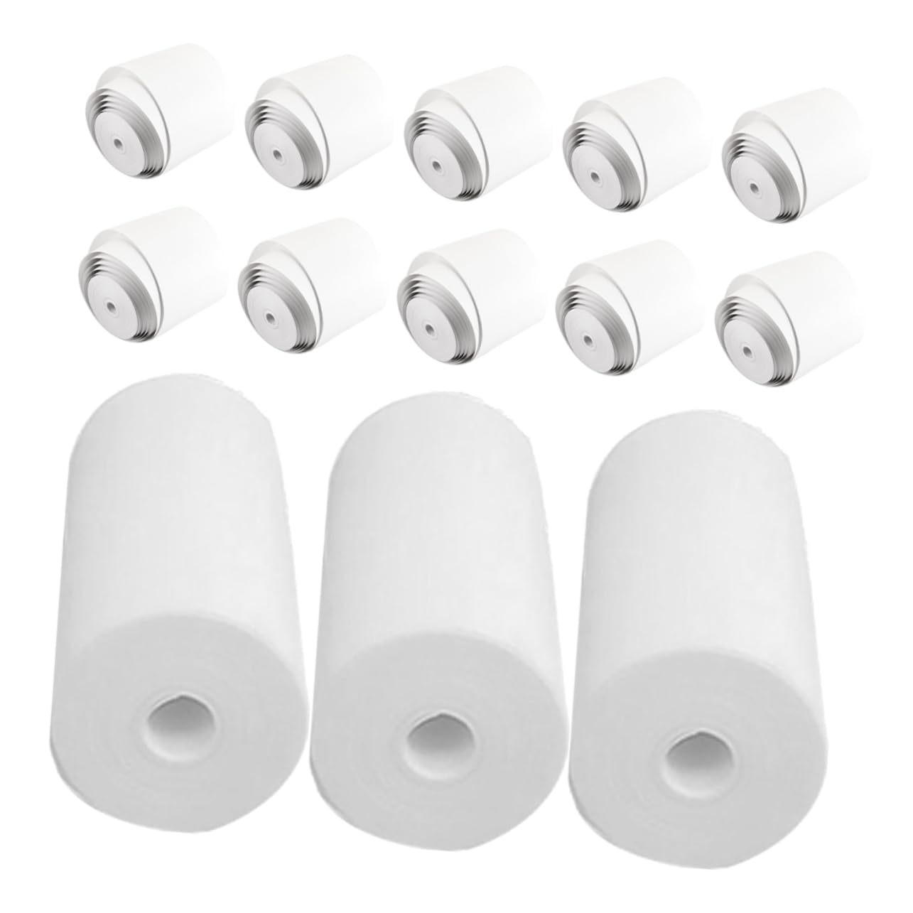 HOODANCOS 20 Rolls Thermal for Credit Card Machine 55mm x 30mm Roll of Cash Register Paper for Supermarket