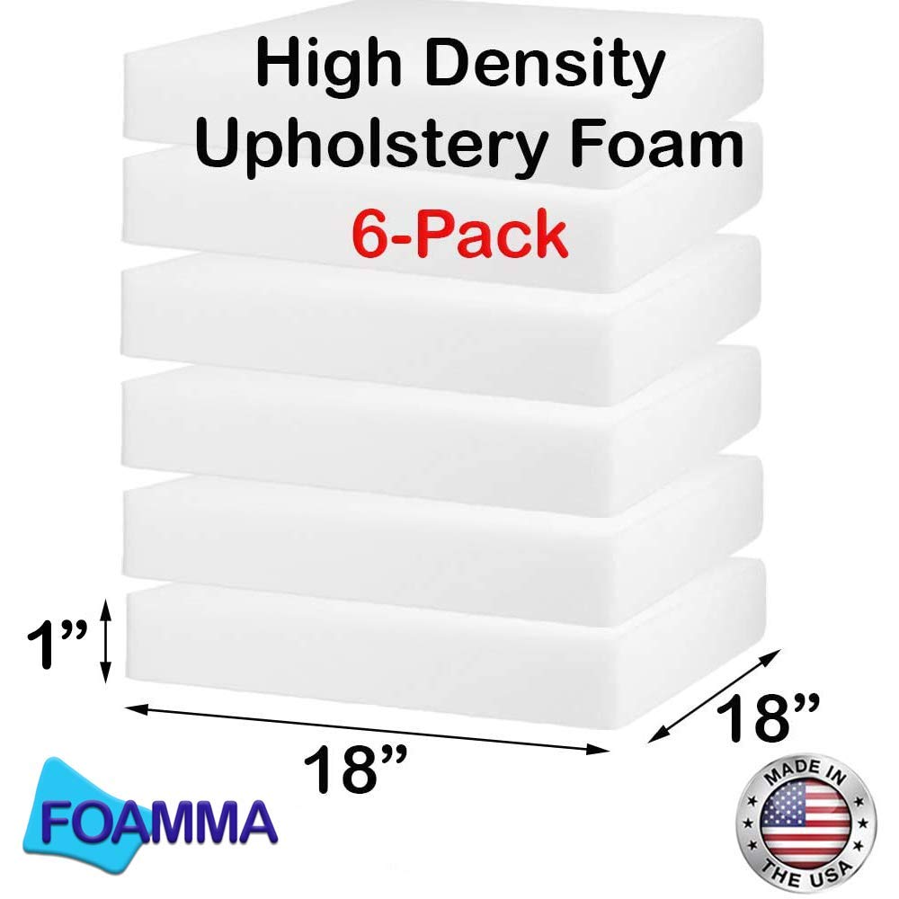 Foamma Upholstery Foam Cushion - 1x22x54 High Density Made In USA