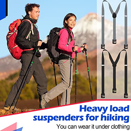 Image of Janmercy 2 Pcs Hidden Suspender for Men, Y- Back