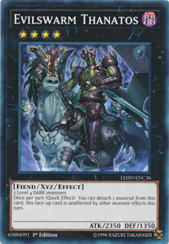 Yu-Gi-Oh! - Evilswarm Thanatos - LEHD-ENC36 - Common - 1st Edition - Legendary Hero Decks