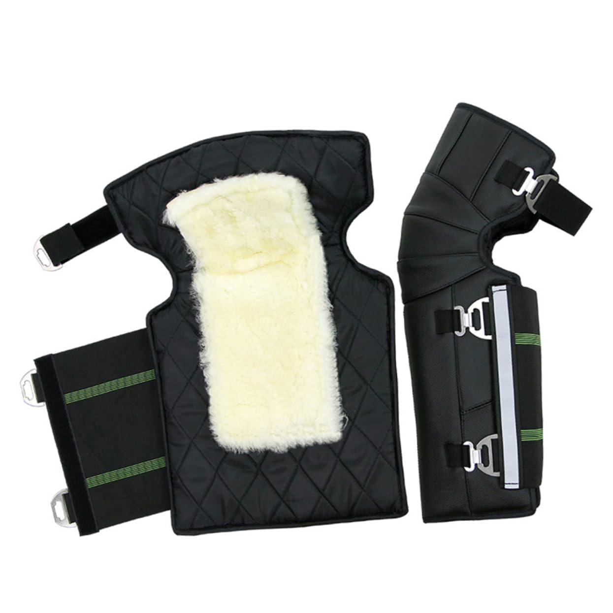 BCOATH 1pair Warm Kneecap Protectors Thickened Knee Sleeves for Motorcycle Riding Windproof Design Fit for Cold Weather Lightweight and Comfortable Support
