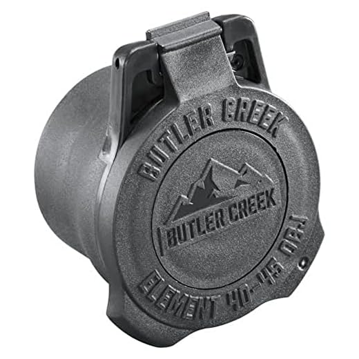 Butler Creek Element Scope Cap Objective 44 mm, Black Riflescope Cap ESC44