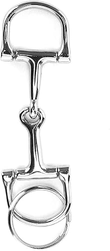 Miniatura 6 de Fydun DShaped Snaffle Llavero, Bit Horse Bits Key B01mr52bnw Snaffle Durable Silver DRing ZineAlloy, Popular