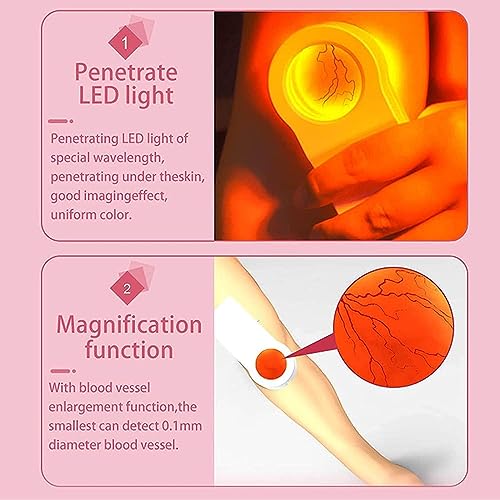Visionneuse vasculaire portative rechargeable pour perfusion du dos de la main - 3