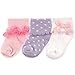Luvable Friends Unisex Baby Socks Set, Light Pink, 0-6 Months