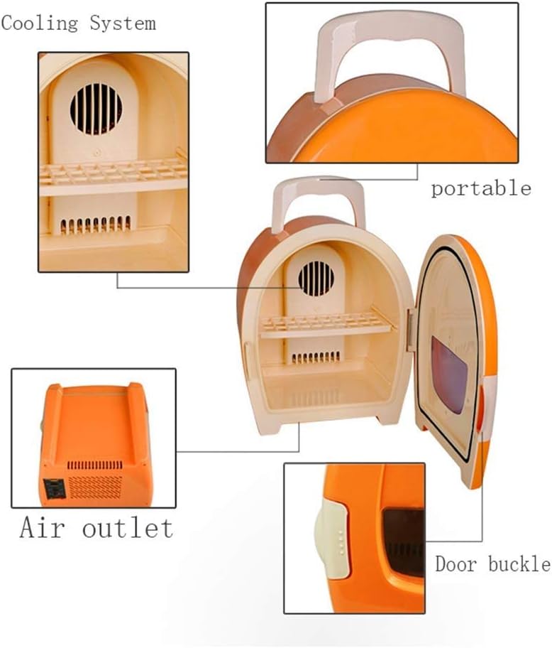 Portable Mini Fridge - Personal Compact Electric Cooler and Warmer Box wit, Office, Car, RV & Boat