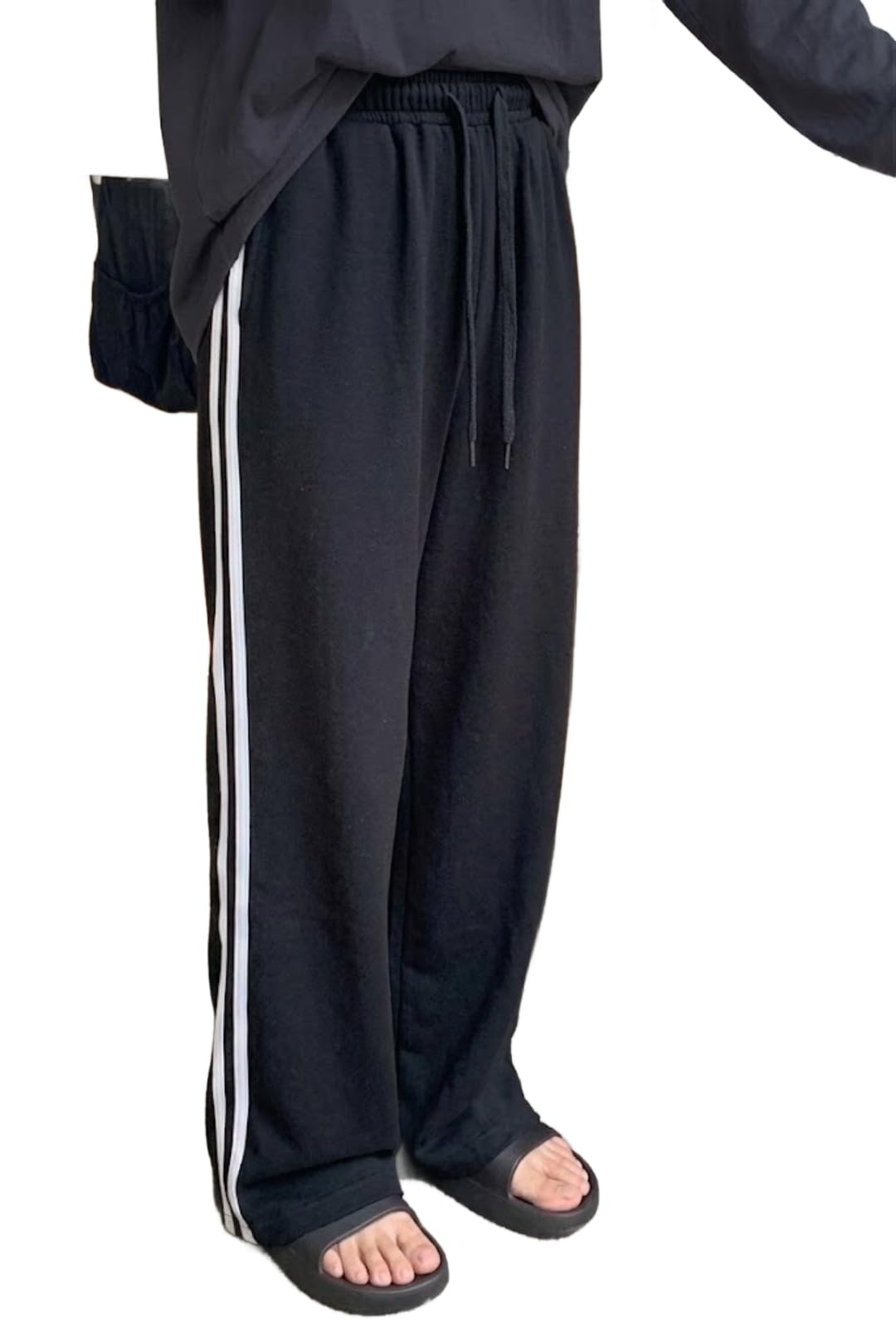 dockstreet Track Pant for Women || Baggy Fit || Track Pants || Full Elastic Jogger Track Pant ||-picture-51