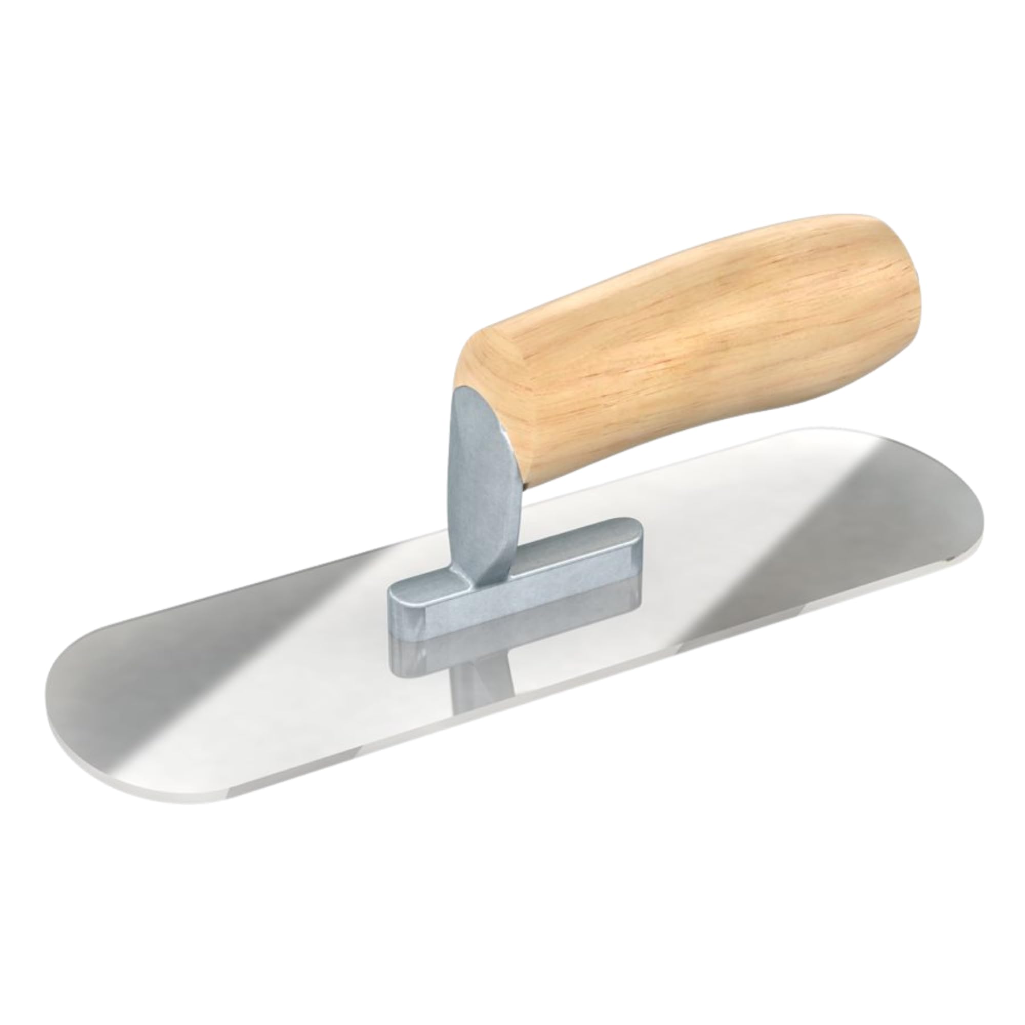 Bon 12-905 - Frattone per piscine in plexiglas con impugnatura in legno, 25 x 7,6 cm