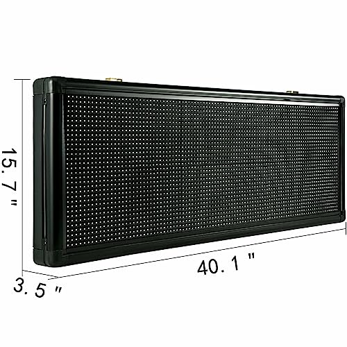 Panneau d'affichage numérique à LED programmable USB avec texte défilant multicolore haute résolution