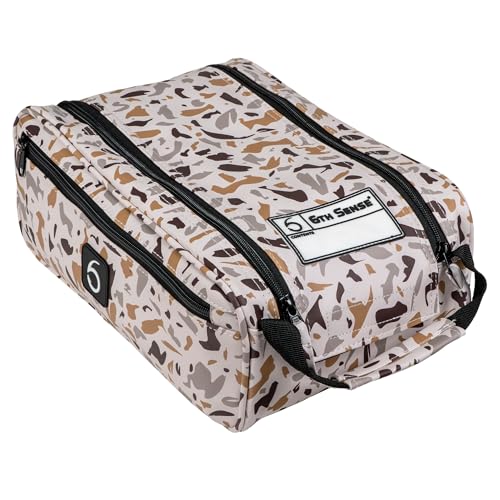 6th Sense Fishing Tackle Bag Extra-Large Bait Bag Water-Resistant Holds 2025 Packs (Underland - Peppergrass)