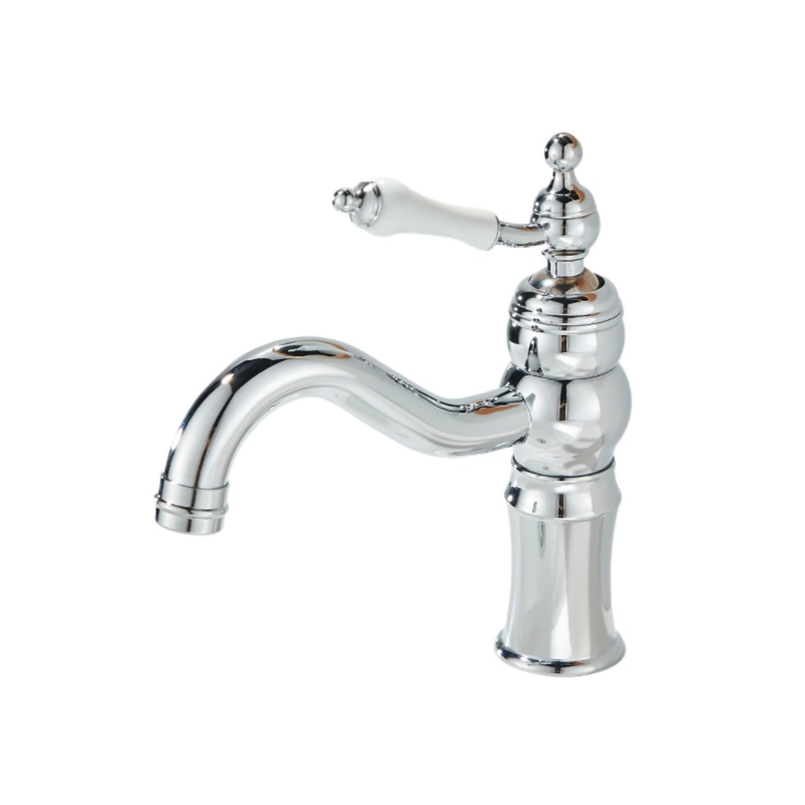 Grifo de lavabo retro para inodoro, armario de baño, lavabo de un solo agujero, grifo de cobre caliente y frío, a prueba de salpicaduras (cerámica galvanizada)