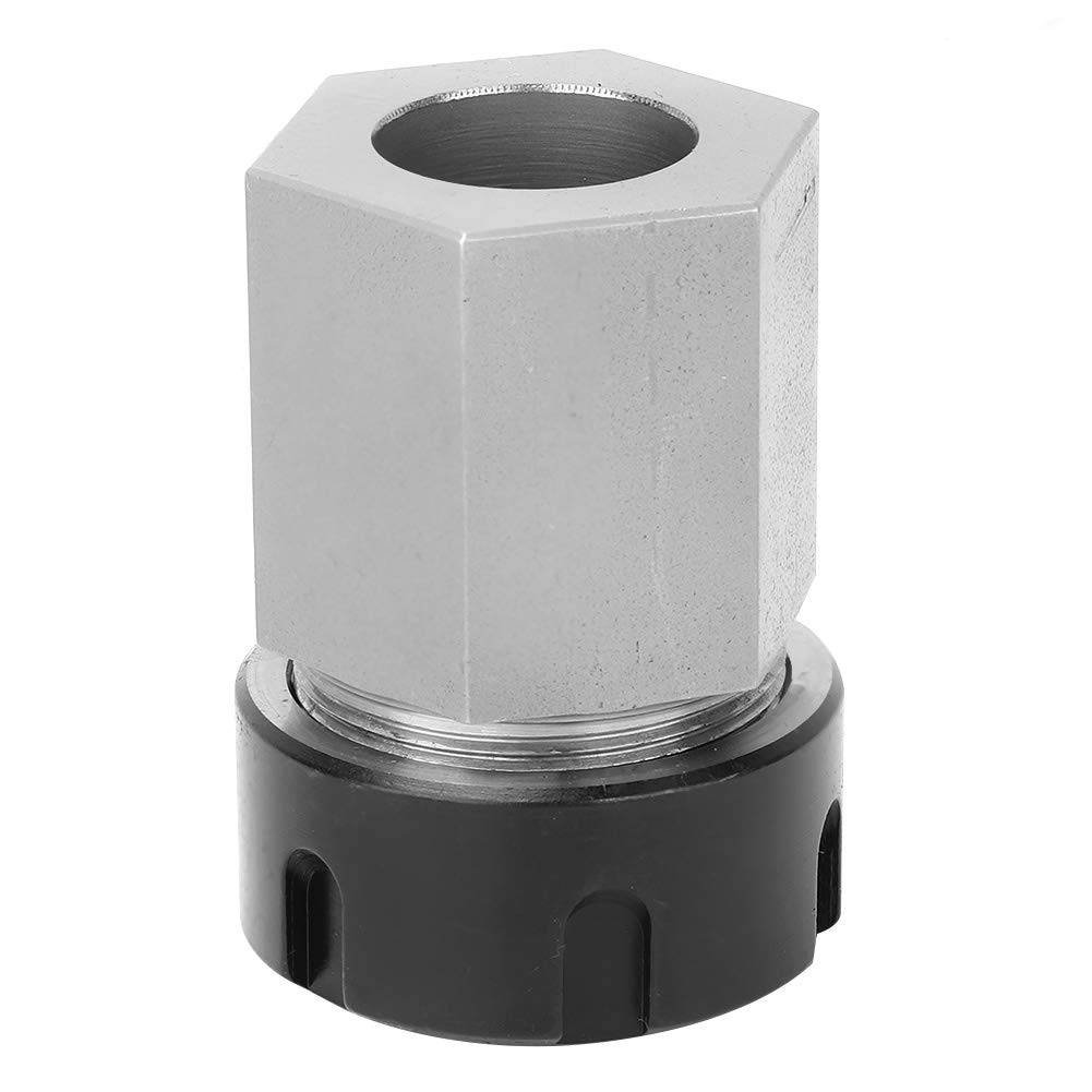 ER32 Bloc de Pince Hex/Carré Pince à Mandrin en Acier Accessoires de Machine à Graver au Tour (Hex)