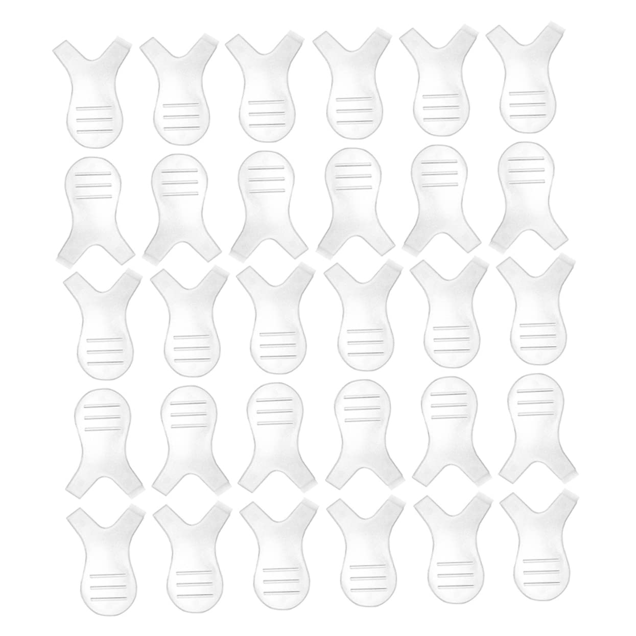 TOVINANNA Professional Eyelash Brush Tool Set 60pcs y Shaped Lash Grafting Brush for Lash Perming