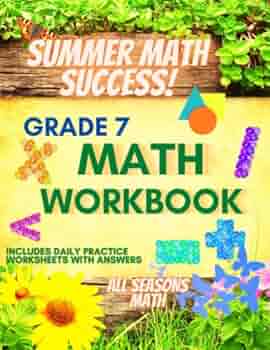Summer Math Success: 7th Grade Summer Math Workbook: 6 Months ...
