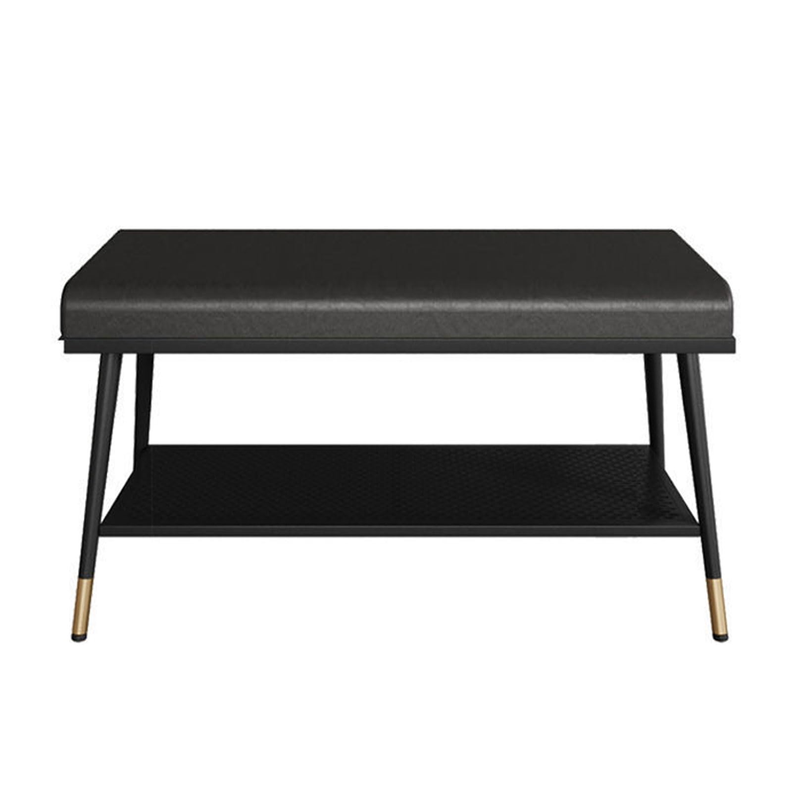 LWJSOCP Entryway Bench Shoe Bench with Comfortable Seats for Living Room Metal Shoe Racks Storage for Hallway Cloakroom Home Decor