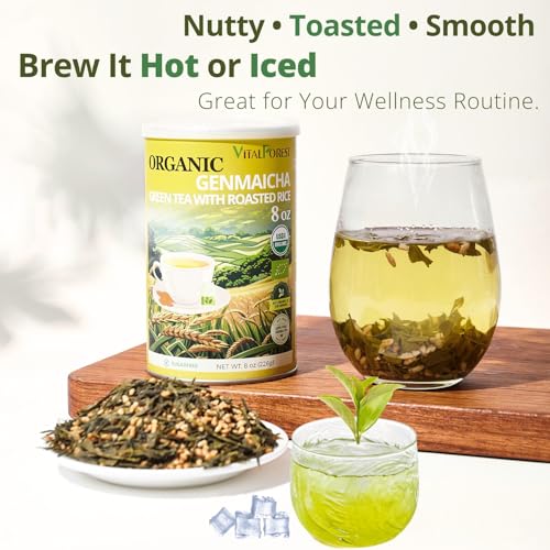 Té Genmaicha Orgánico en hojas sueltas 227 g miniatura 4