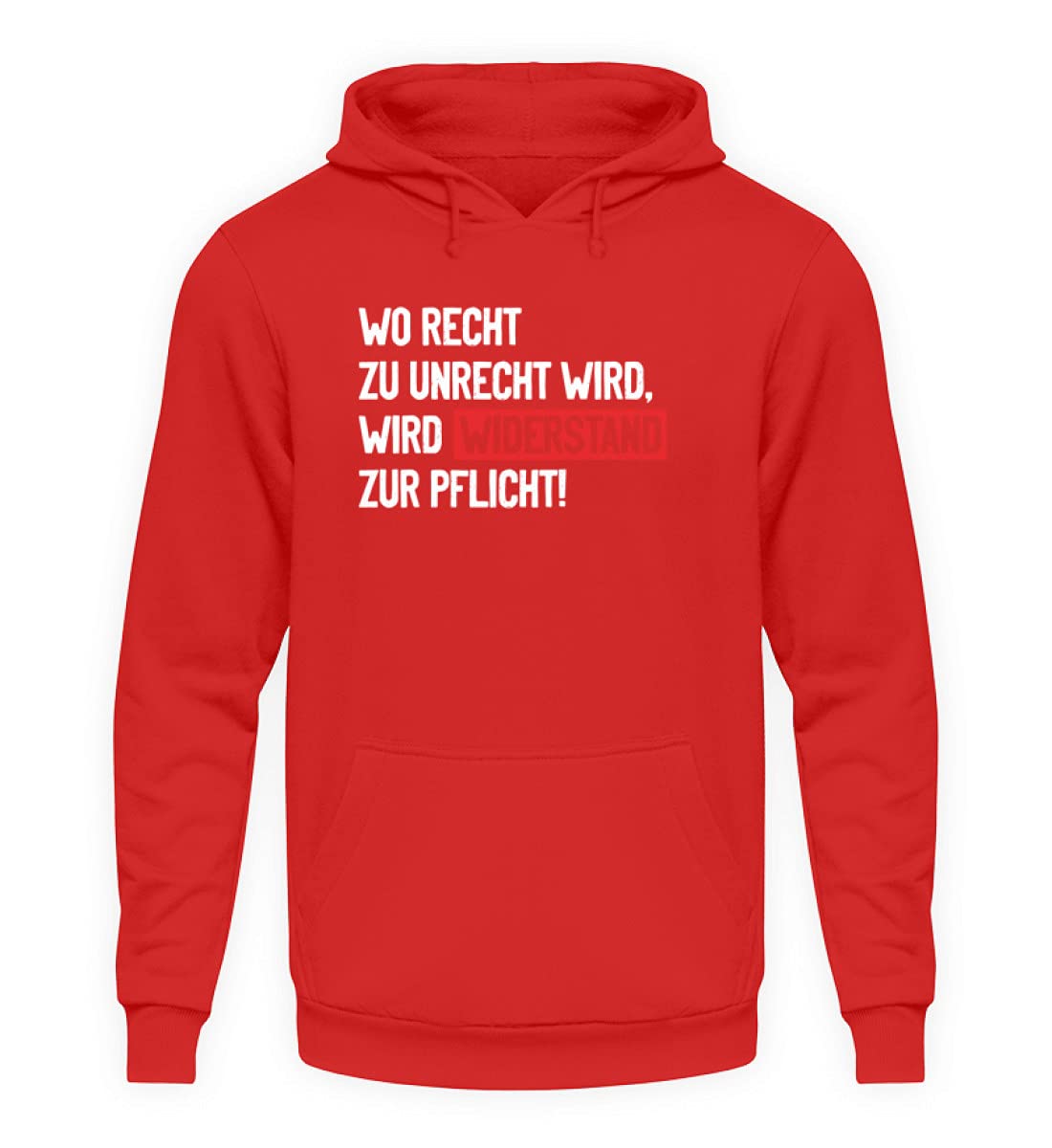 Sweat à capuche unisexe chaud et confortable taille S couleur Fire Red - 3