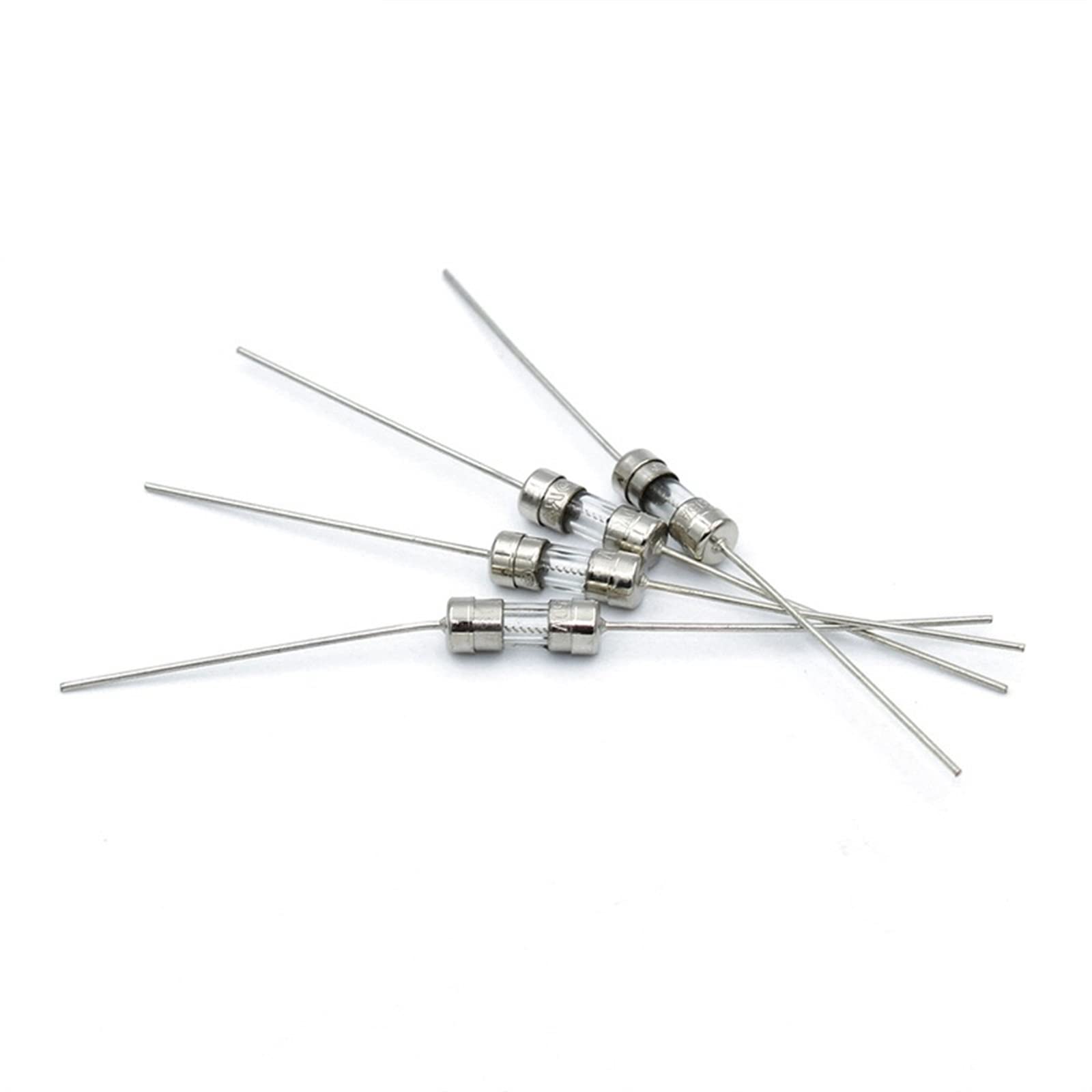200 szt./partia 3,6 x 10 bezpieczników szybko-dmuchanych szklana rurka szybka przerwa z bolcem .6x10mm 0.5A 1A 1. 2A 3A .15A 4A 8A 10A AMP 250V (1,5a, powolny)