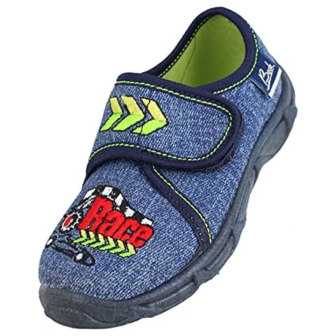 Beck Boys Fabric Race Slippers Cover