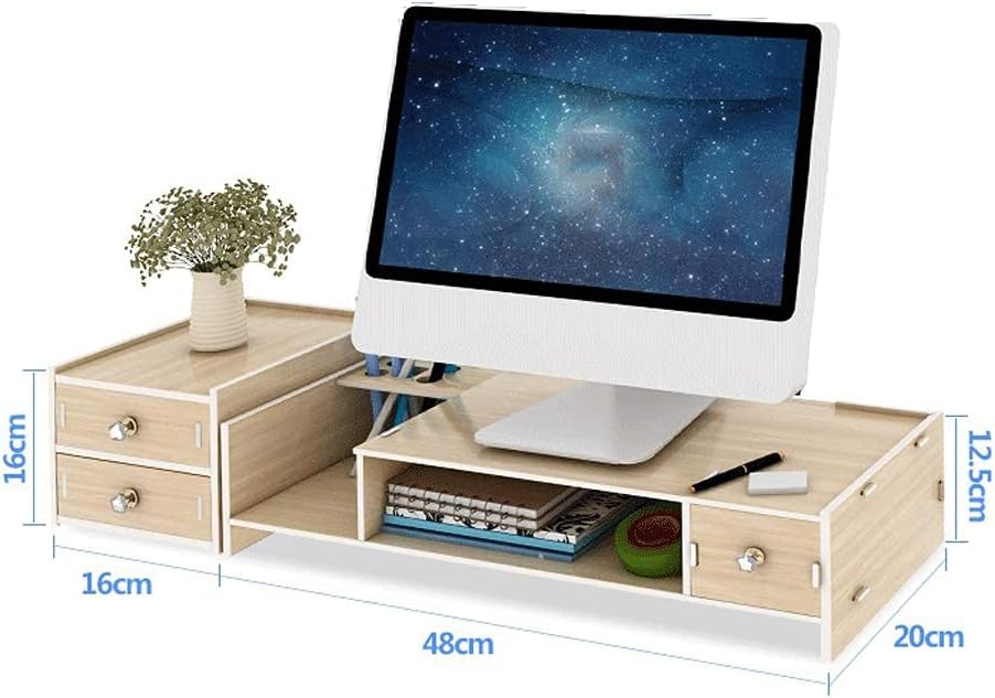Computer Stand Display Heightening baseComputer Stand Table Keyboard Base Desktop Storage Display Heightening