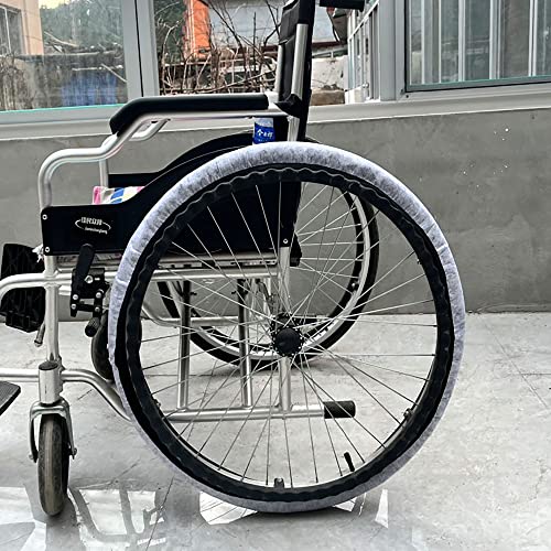 Wheelchair Tyre Covers For Wheelchair Wheels 24’’ To Protect Floors Carpets Wheelchair Slippers #TOP4