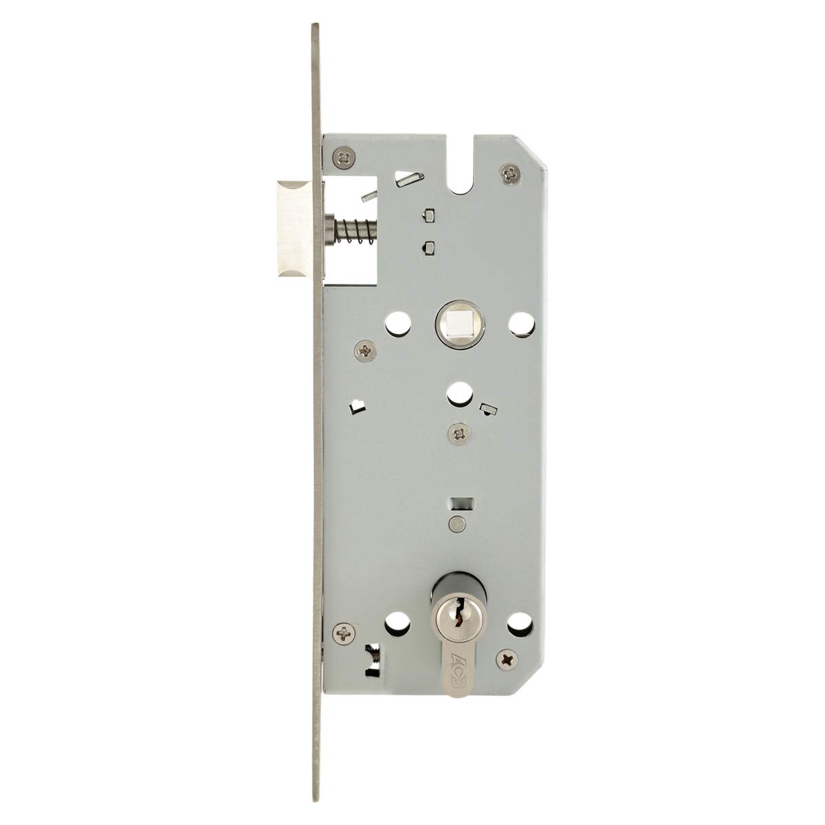 ACSCylinder Door Lock Body, Silver