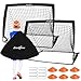 Fussballtore für Garten Kinder, Faltbare Fußballtore 2er Set mit 6 Hütchen & Tasche verstauen, LIBERRWAY 120 * 90 * 90cm kleine Fussball-Tor Leichter aufbau, Fußball trainingsset für Wiese/Strand Klein 20 günstig Kaufen-Fussballtore für Garten Kinder, Faltbare Fußballtore 2er Set mit 6 Hütchen & Tasche verstauen, LIBERRWAY 120 * 90 * 90cm kleine Fussball-Tor Leichter aufbau, Fußball trainingsset für Wiese/Strand