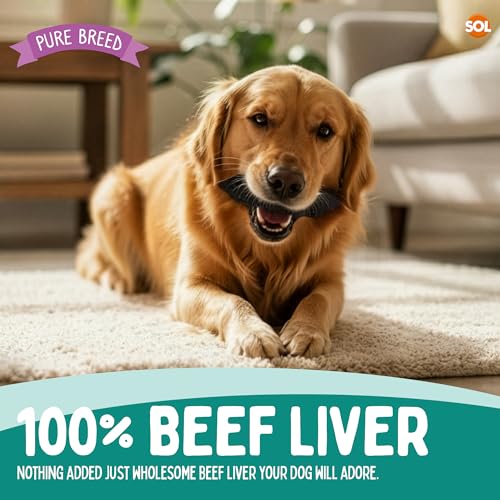 Pure Breed 500g Air-Dried Beef Liver for Dogs Treats Natural 10x In Resealable 50g Bags Dog Chews Long-Lasting High Protein Low Fat Rewards Medium to Large Breeds Grain Free, For 8 Weeks Old Puppies - Image 5