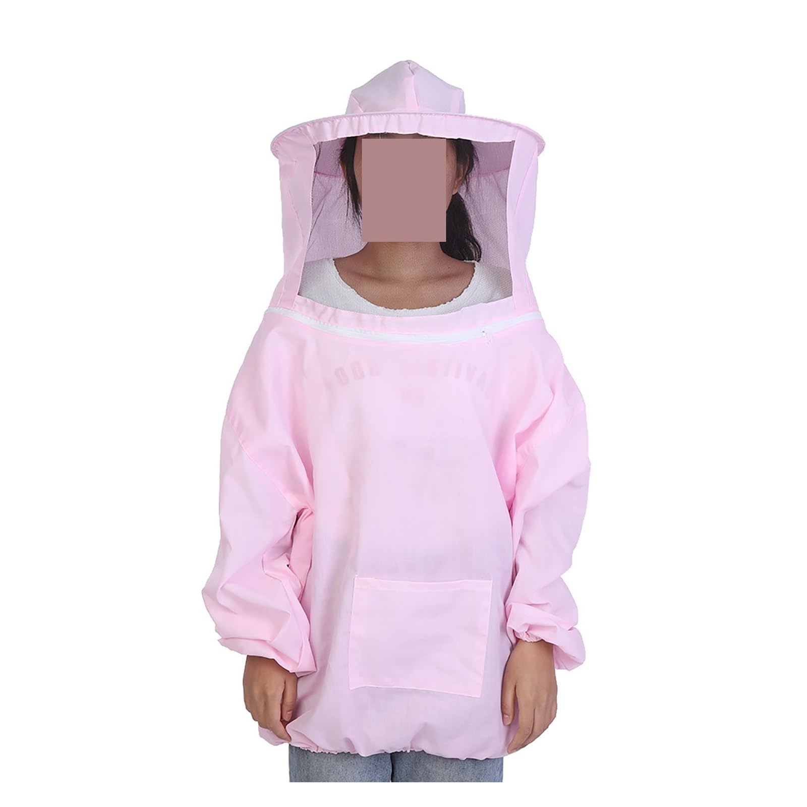 Beekeeping Protective Equipment Professional Beekeeping Jacket Beekeeper Equipment Beekeeping Suit(Roze)