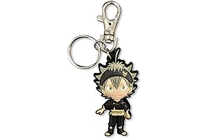 Black Clover Asta PVC Keychain: Anime Character Collectible